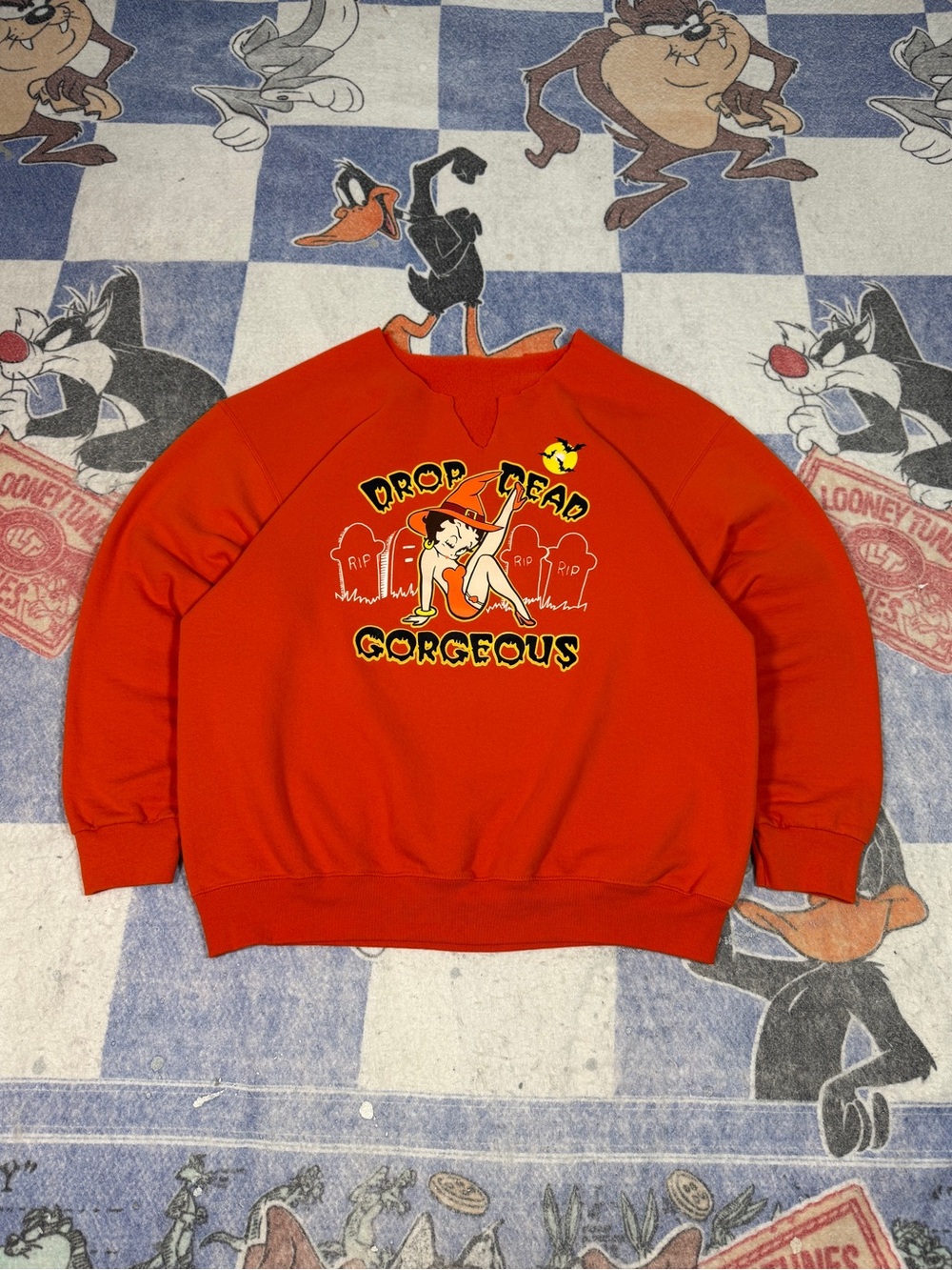 Vintage Betty boop Halloween sweatshirt